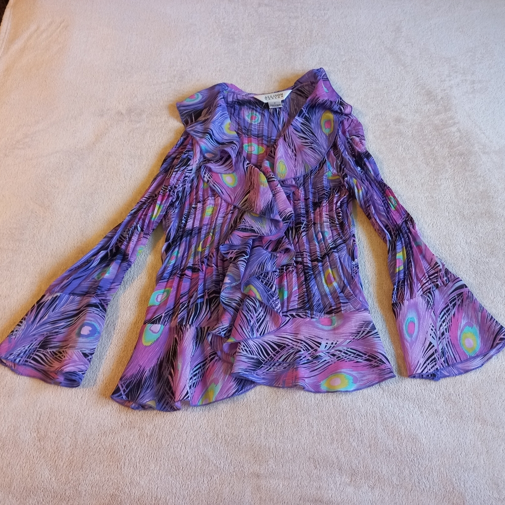 ☆Allison Taylor•Purple Blouse• Size Small